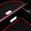 Accessories Plastic Interior Armrest Storage Box Organizer Case Container Tray for 2016 2017 2018 Black+Red 8