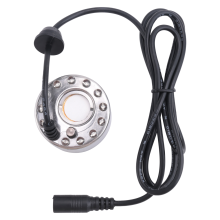 Nebulizzatore con luce LED, divertente accessorio decorativo per acquario, mini nebulizzatore per rettili, terrario, fontana, piantato
