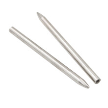 2 pezzi di paracord braccialetto corda ferri da maglia in acciaio inox aghi per tessitura strumento per lacci corde