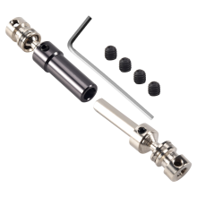 1 stuks metalen achterste midden aandrijfas CVD-transmissie voor 1:12 12428 12423 RC auto Short Course Desert Off-Road Titanium