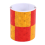 1M Reflektierendes Sicherheitswarnband, rot + gelb 6