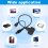 USB2.0 To Adapter Cable 48cm For 2.5 inch External SSD HDD 6