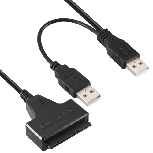 USB2.0 To Adapter Cable 48cm For 2.5 inch External SSD HDD 2