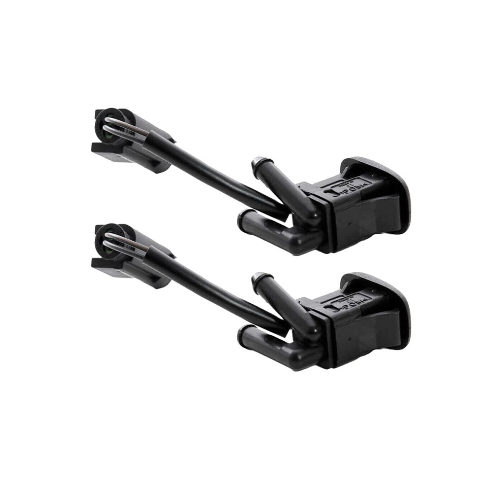 1 Pair For - E39 5-Series 1997-2003 525I 528I 530I 540I M5 Windshield Washer Nozzle Heated Dual Inlet Squirter Jet 4852514375244