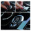 Car Interior Switch Cover Crystal One-Key Engine Start Stop Button Sticker Trim for - 3/5 Series E70 E90 E60 Black 4