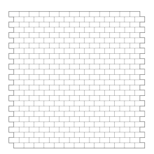 Naklejka na kafelki do domku dla lalek w skali 1/6 lub 1/12, tapeta do domku dla lalek, dekoracja meblowa, prostokąt, biały
