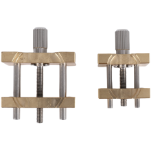 2Pcs Brass Watch Movement Holder Fixed Base Multi Function for Watchmaker Clamp Watches Repair Tools