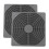 2 Pcs Dustproof Blower Guard ABS Computer Ventilator Grill 120mm Fan Filter Mesh Cover Tool-Free Strainer 2