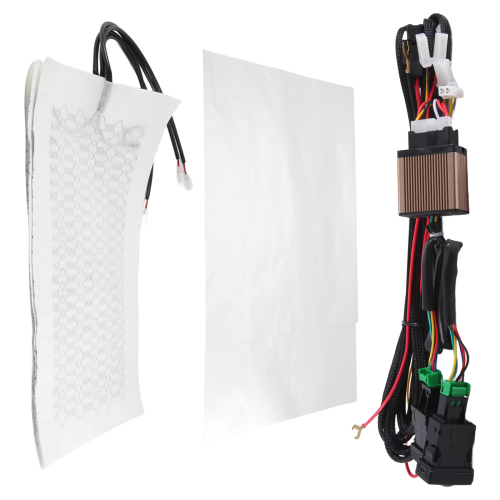 4 cuscinetti riscaldanti per sedili auto da 12 V con interruttore a 2 quadranti e 5 livelli per Prado 2