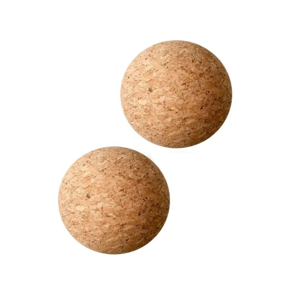 2 Pieces Wooden Cork Ball Wine Stopper, Stopper For Decanter Carafe Bottle Replacement 2.4 Inch/ 6.1 Cm 4852514379006