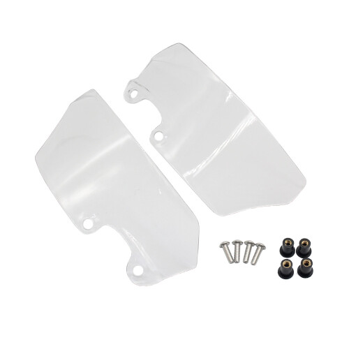 for GS1200 R1200GS 2004-2012 Side Windshield Windscreen Wind Deflector - ADV Clear