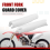 1Pair Front Fork Guard Cover Protectors Guards Plastic White Fit for Crf250 Crf450 2004-2012 10