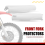 1Pair Front Fork Guard Cover Protectors Guards Plastic White Fit for Crf250 Crf450 2004-2012 6