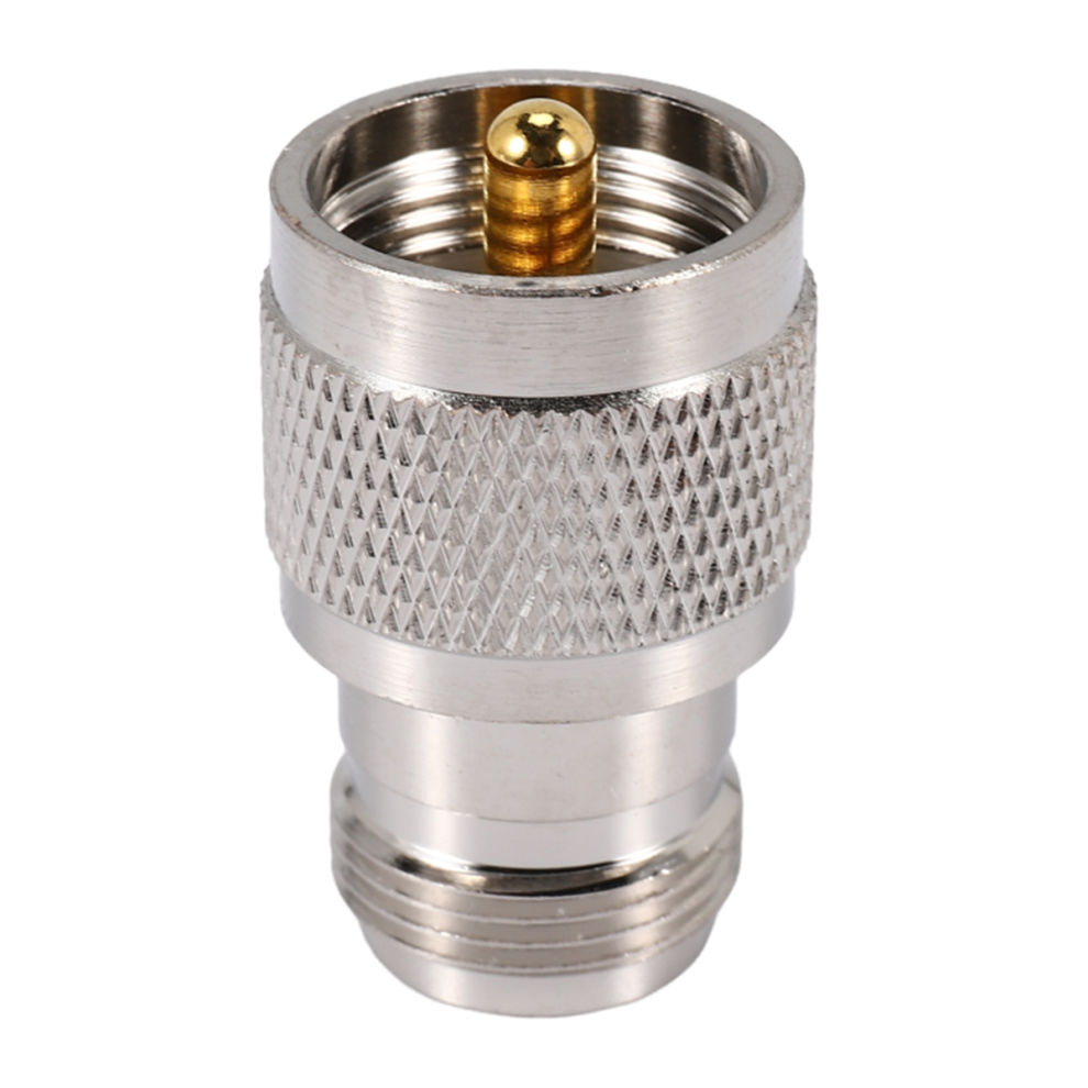 Uhf Male Pl259 To N Female M/F Straight Coax Adapter 4852514383379