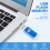 256 MB USB 2.0 Flash U disk blue 7