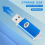 256 MB USB 2.0 Flash U disk blue 6