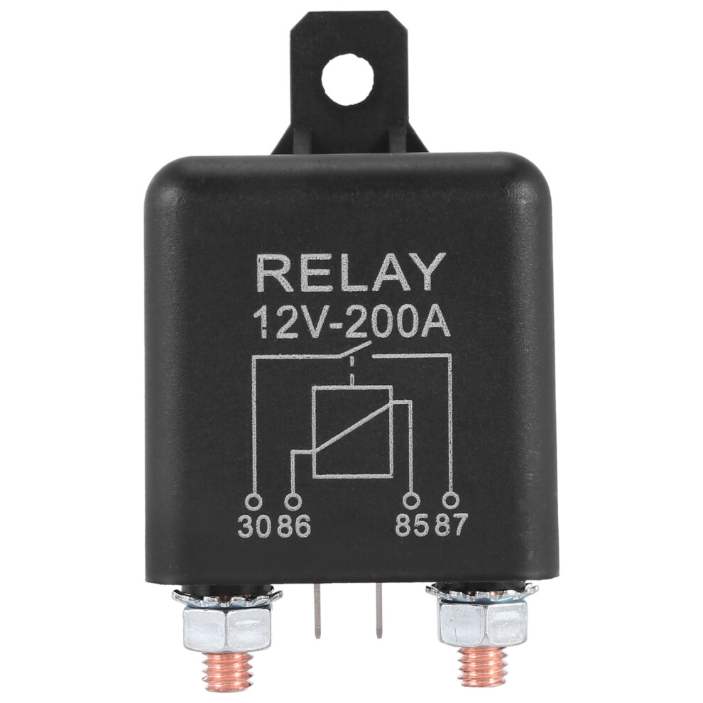 12V 200A Normally Open 4 Pin Relay - Heavy Duty Automotive Marine Split Charge 4852514381993