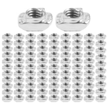 100 szt. nakrętek młotkowych M5 ze stali węglowej, aluminium, łącznik T, przesuwny