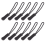 10 Anti-slip zipper puller, zipper, extension trailer, practical and robust for back pack, jacket, etc.- Black 2