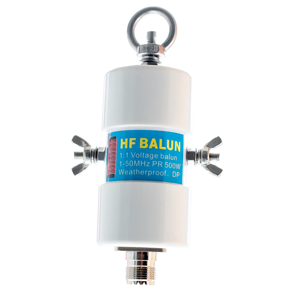 Tauoh 500W 1:1 Waterproof Hf Balun For 160M - 6M Bands (1.8 50Mhz) Diy Inverted V Antenna Shortwave