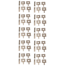 Juego de 10 placas de níquel para soldadura por puntos, chapado de níquel para baterías, para tiras de acero chapadas Makitas.