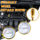 Cylinder Leak Down Tester Tool Gasoline Engine Compression Set TU-21 Detector with Dual Gauges 8