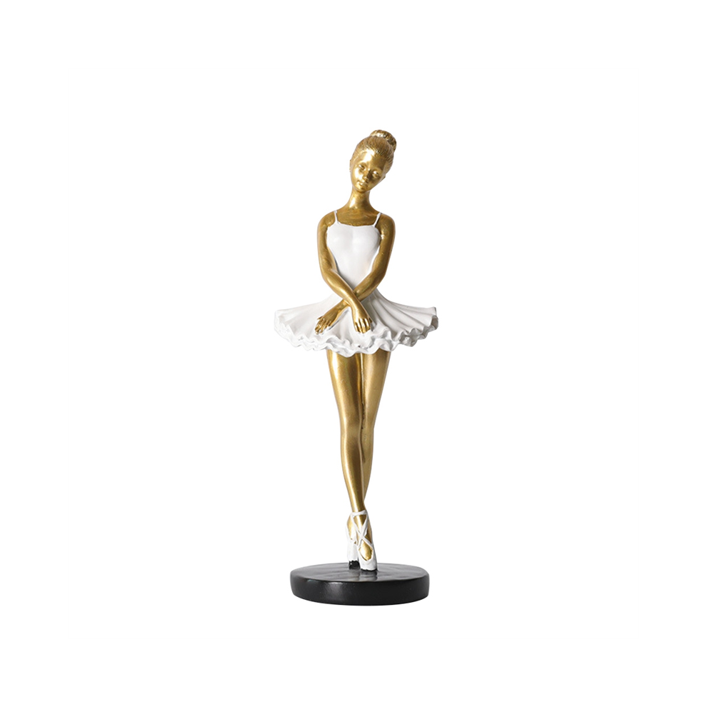 Ballet Dancer Ornament,Dancing Girl Statue, Art Ornaments,Decor Elegant For Bedroom Desktop Windowsill Room B 4852514391534
