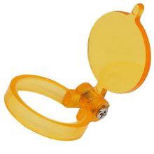 1 filtro amarillo para faro LED, lupas dentales, iluminación de laboratorio, accesorios de lupa binocular óptica.