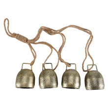 Handheld Chimes Bell Metal Vintage Cowbell,Christmas Bell, Hanging Cow Decorations