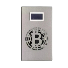 Mini macchina silenziosa per il mining di criptovalute con chip ASIC Bitcoin 500G/S BM1366, con alimentatore e spina UE