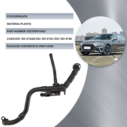 03C103474AD Vent Hose Exhaust Golf SEAT 2