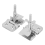 2PCS Silk Screen Printing Metal Butterfly Frame Hinge Clamp DIY Hobby Tool 1