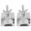2PCS Silk Screen Printing Metal Butterfly Frame Hinge Clamp DIY Hobby Tool 6