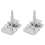 2PCS Silk Screen Printing Metal Butterfly Frame Hinge Clamp DIY Hobby Tool 5