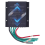 Wind Turbine Charge Controller, 400W 12V 24V Mini Generator Controller IP67 Waterproof 9