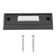 1 botón de timbre con cable y luz LED, reemplazo de botón de timbre, interruptor de apertura de puerta de pared
