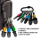 6Pcs Bits Set HVAC Tools Swaging Tool Copper Pipe Expander with Bit Holder Key Chain 3