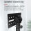 Rotatable 35mm Metal Mount Tripod Pole DJ Speaker Stand Adapter Top Cap 7