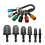 6Pcs Bits Set HVAC Tools Swaging Tool Copper Pipe Expander with Bit Holder Key Chain 1