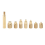 Heat Insert Nut Iron Tip M2-M8 Brass Hot Melt Insertion Tool for 3D Printer Set Soldering Tips 7