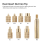 Heat Insert Nut Iron Tip M2-M8 Brass Hot Melt Insertion Tool for 3D Printer Set Soldering Tips 9