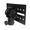 Rotatable 35mm Metal Mount Tripod Pole DJ Speaker Stand Adapter Top Cap 2