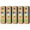 5pcs Wireless Switches, 3-Speed Timing Remote Control, for E27 Ceiling Fan Light, 1-4h Control 4