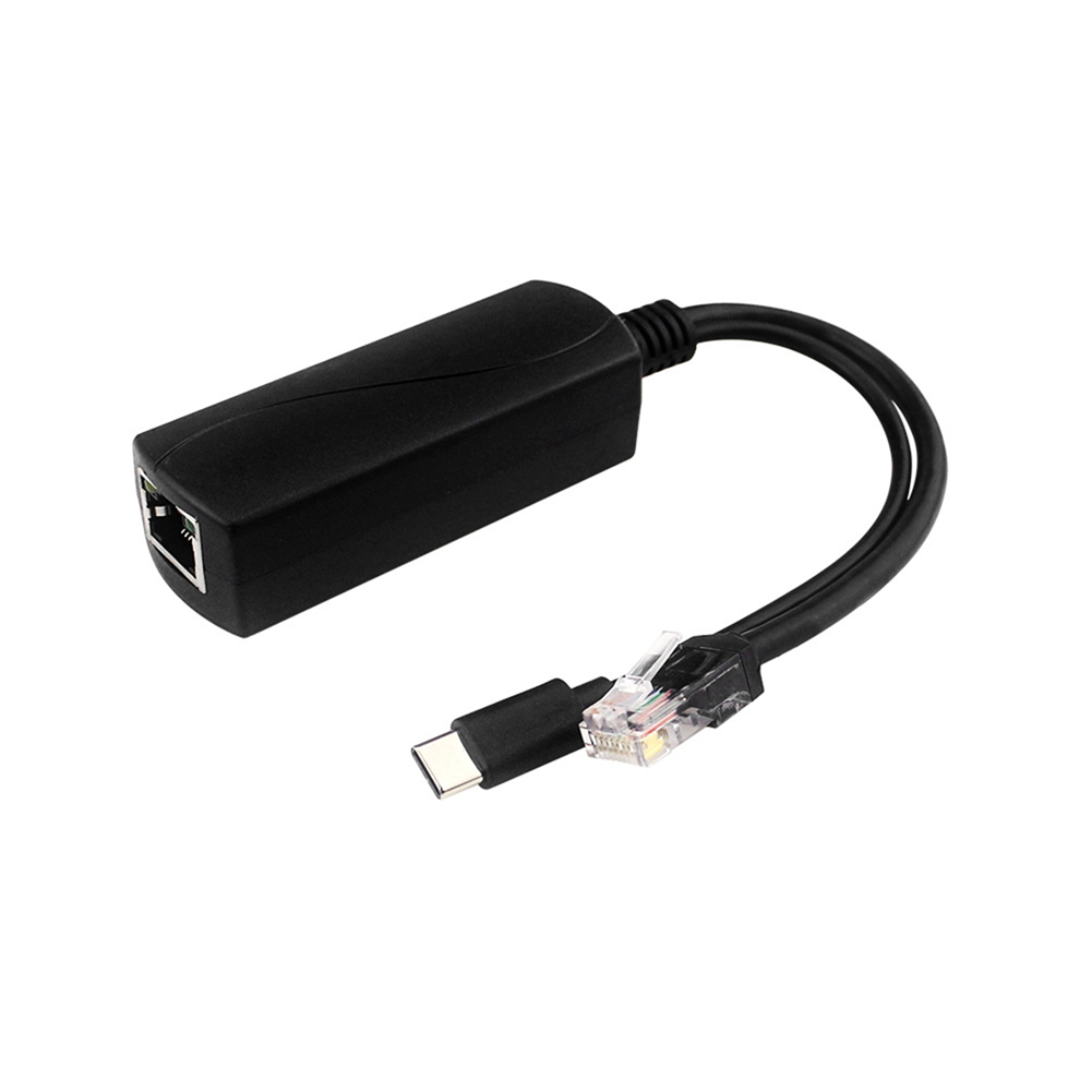 Gigabit Poe Splitter 5V3a 1000Mbps Type-C Power Over Ethernet For Ip Camera 4852514398946