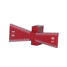 Dovetail Joint Aluminum Alloy Marking Template 1: 5 8 Wooden Hinge Gauge with Guide Tool.