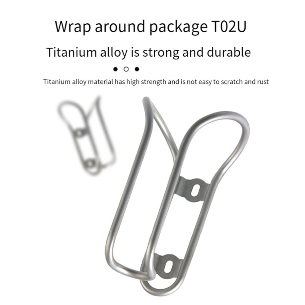 Tauoh Light Bicycle Kettle Rack Titanium Alloy Hollow Riding Water Bottle Cage Holder With Screws Bike Cycling Accessories Style B