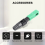 10Pcs Sc/ Fiber Optic Connector Embedded Single Mode Component Quick Connector-Black + Green 10