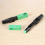 10Pcs Sc/ Fiber Optic Connector Embedded Single Mode Component Quick Connector-Black + Green 9