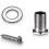12 Pack Acoustic Guitar Pins Tuner Head Knobs (6 Left + 6 Right) Silver 4