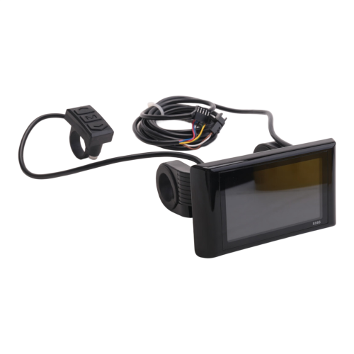 Electric Bike Display 24V-72V Waterproof LCD S966 Controller Panel Dashboard,SM Connector 2